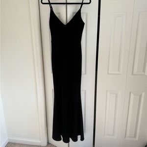 Lulu's Black Maxi Dress Spaghetti Strap